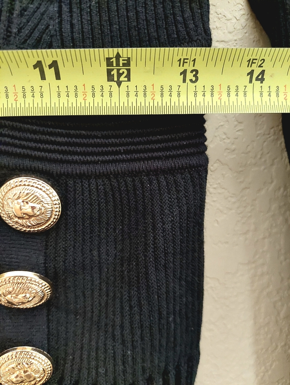 Lulus Chicest Crush Black Ribbed Long Sleeve Mini Sweater Dress Size L - Picture 10 of 13